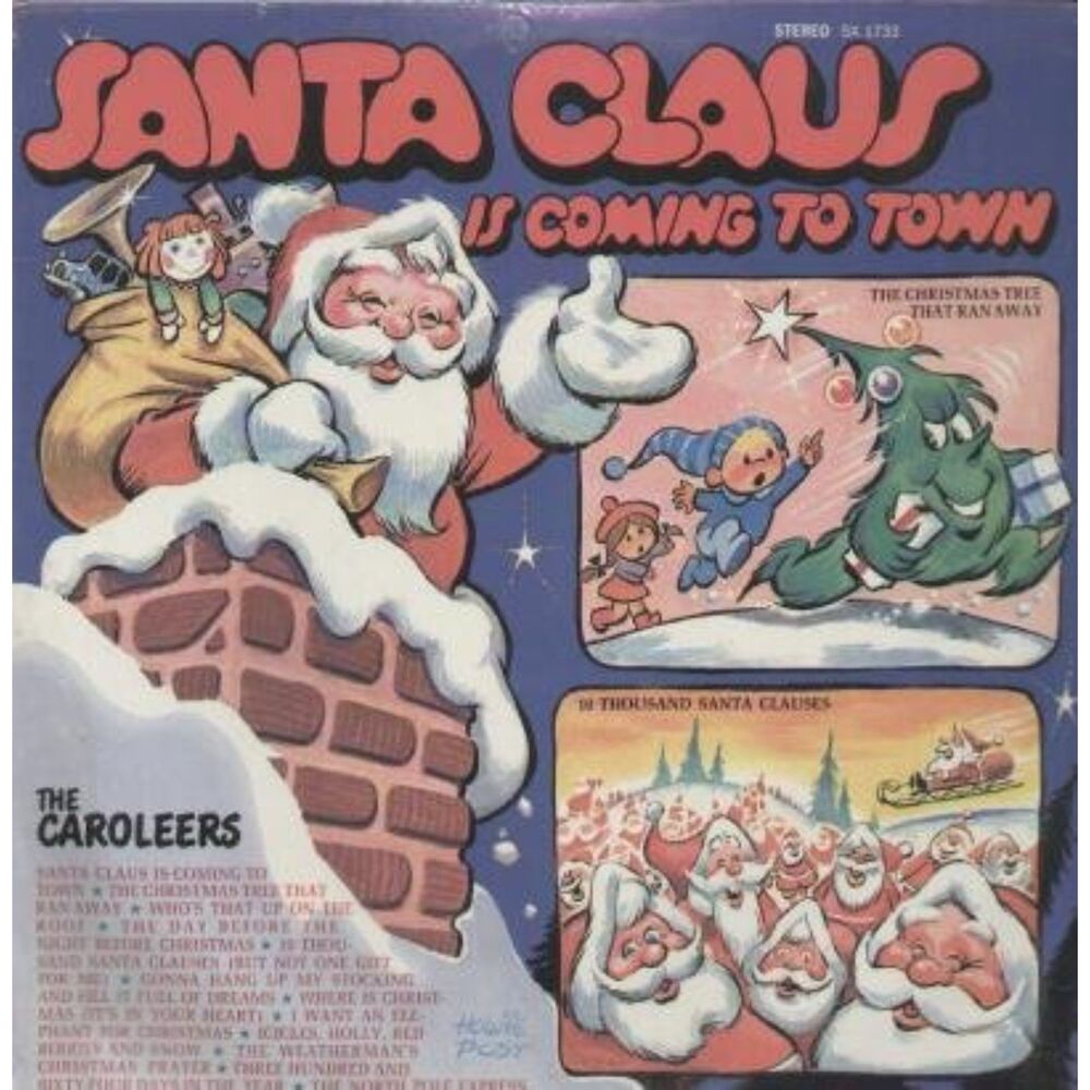 Santa Claus Is Coming to Town LP The Caroleers Tinkerbell